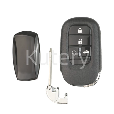 Suitable for Honda's New 4-Button Civic Accord Haoying Odyssey Xrv Smart Card Remote Control Car Key Shell (Car Keys) - type-a-4-buttons-start-button-car-trunk-button