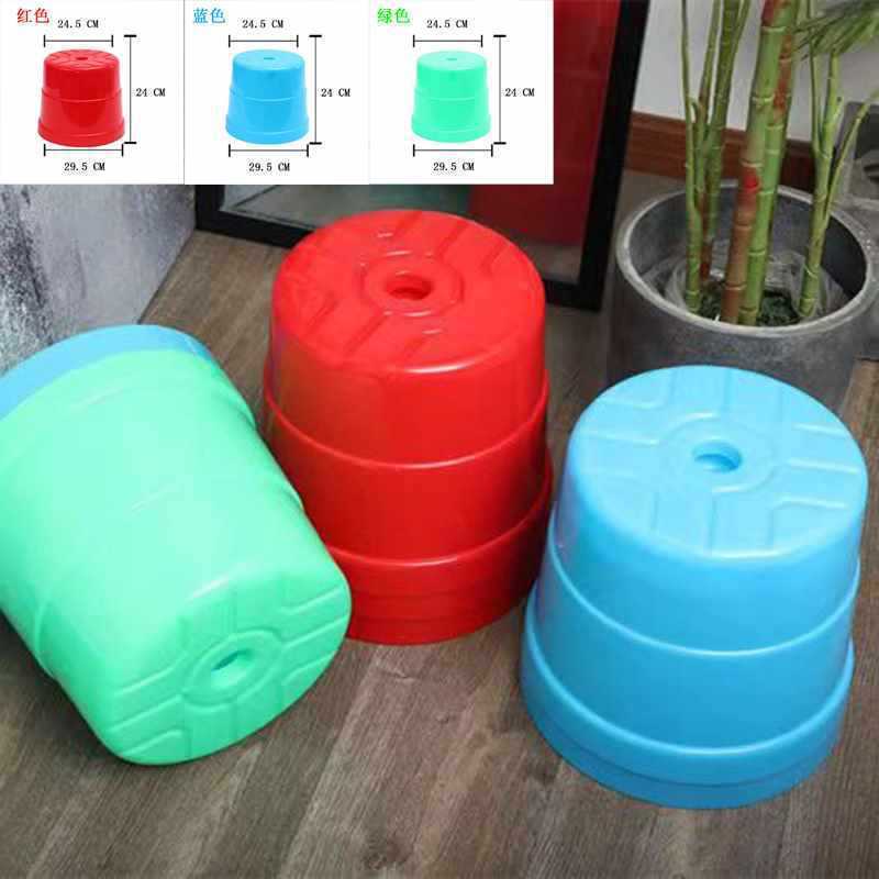 小さい腰掛けのプラスチックの腰掛けの家庭用の成人の腰掛けの丸い腰掛けは厚い滑り止めの足のゴムの腰掛けを踏んで子供の風呂に足を踏み入れる低い腰掛けです。|undefined