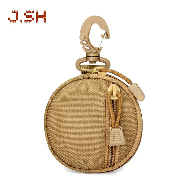 Outdoor Military Camouflage Multifunctional Tactical Small Bag Sports Riding Key Change Storage Bag Portable Waist Bag Hanging Bag