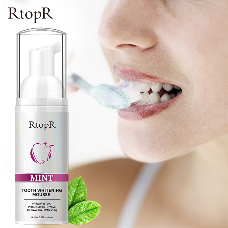 RtopR MINT TEETH WHITENING MOUSSE  RtopR044 跨境（新包裝）
