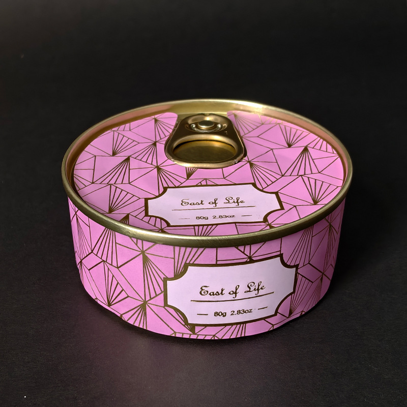 Hecho a mano cera de soja hierro puede aromaterapia vela al por mayor personalizado creativo hojalata fragancia con regalo de mano puede vela image 8