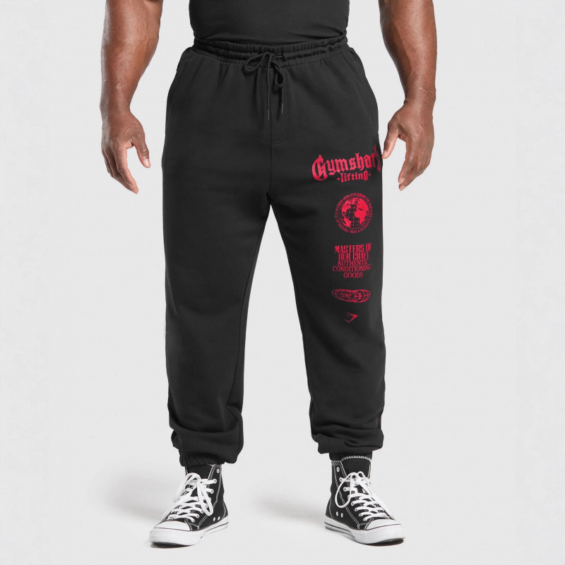 Fitness Sweatpants for Men, Outdoor Sports Casual Jogging Cotton Loose-Fitting Large Size Jogger Pants for Men