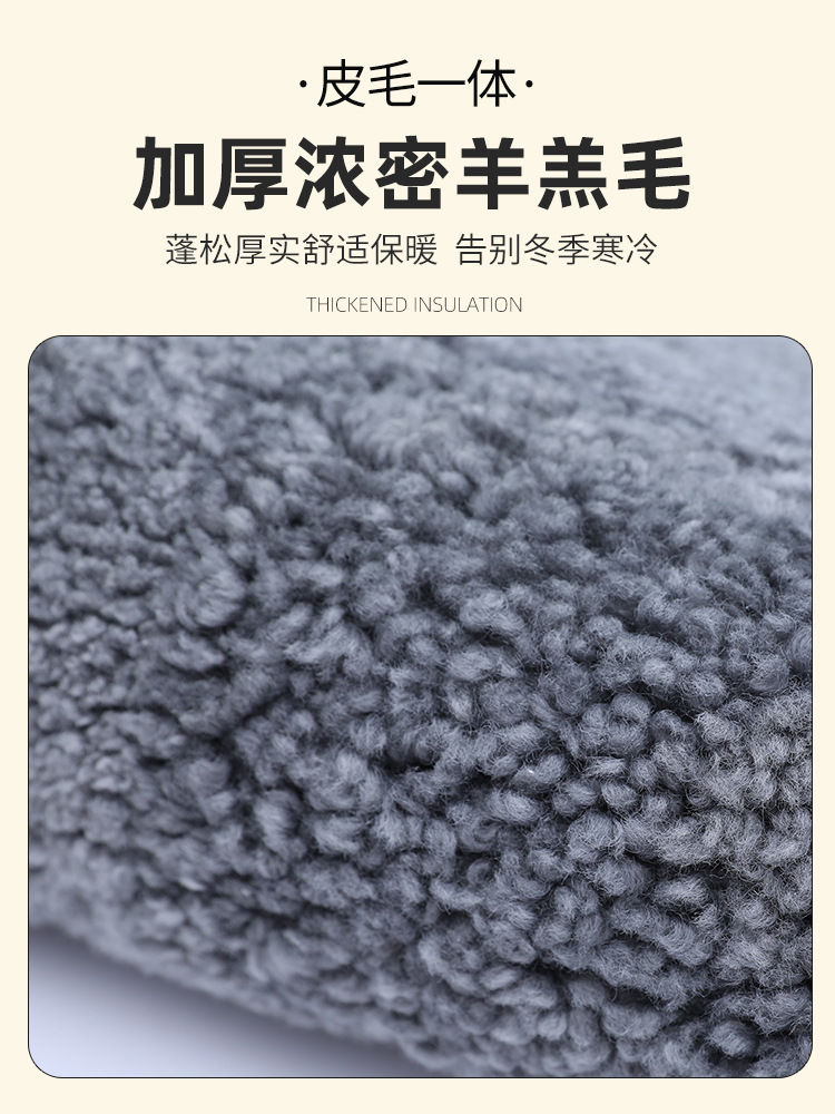 겨울 차 순수한 양모 쿠션 양모 쿠션 긴 양모 쿠션 모피 한 봉제 쿠션 작은 3 피스 세트 WEIJIA