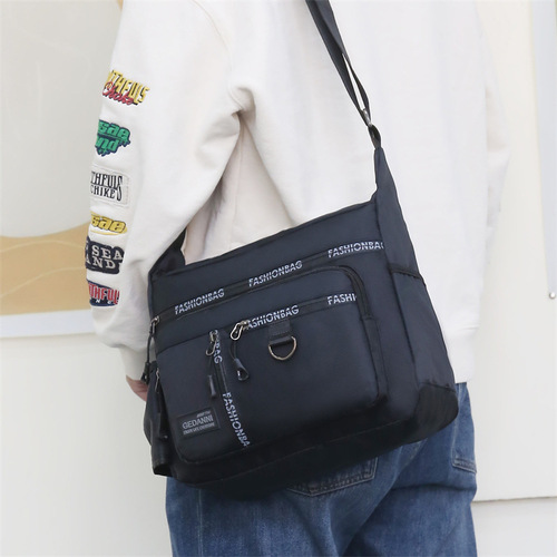 Large Capacity Men's Crossbody Bag Waterproof Durable Backpack Business Casual Men's Shoulder Bag