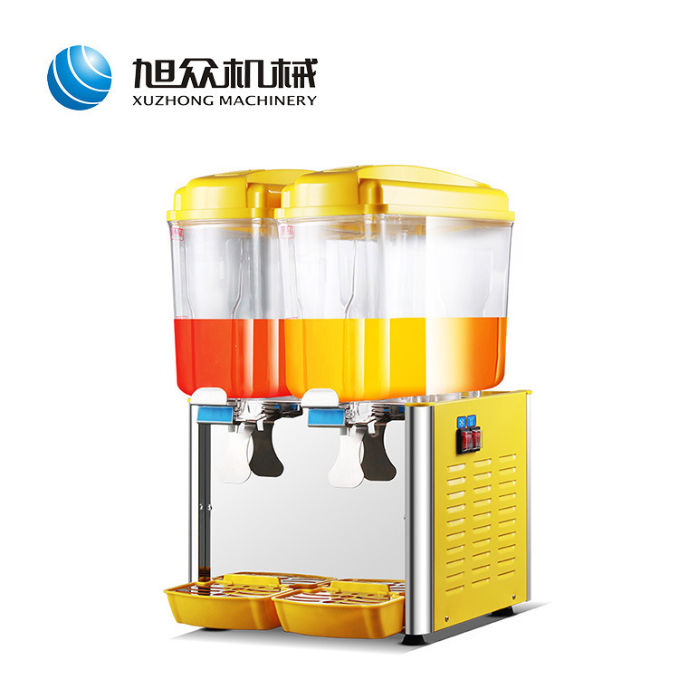 Xuzhong máquina de bebidas refrigeradas comerciales caliente y frío doble temperatura tienda de té de leche máquina de bebidas frías máquina de mezcla de bebidas frías máquina de jugo multifuncional