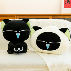 罗小黑公仔毛绒玩猫毛具罗小黑玩偶小黑猫公仔起司绒玩日抱枕午睡