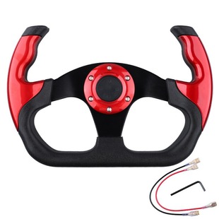 Foreign trade new X modified racing D-type steering wheel, 13 inch PU material general drift conversion steering wheel 2299