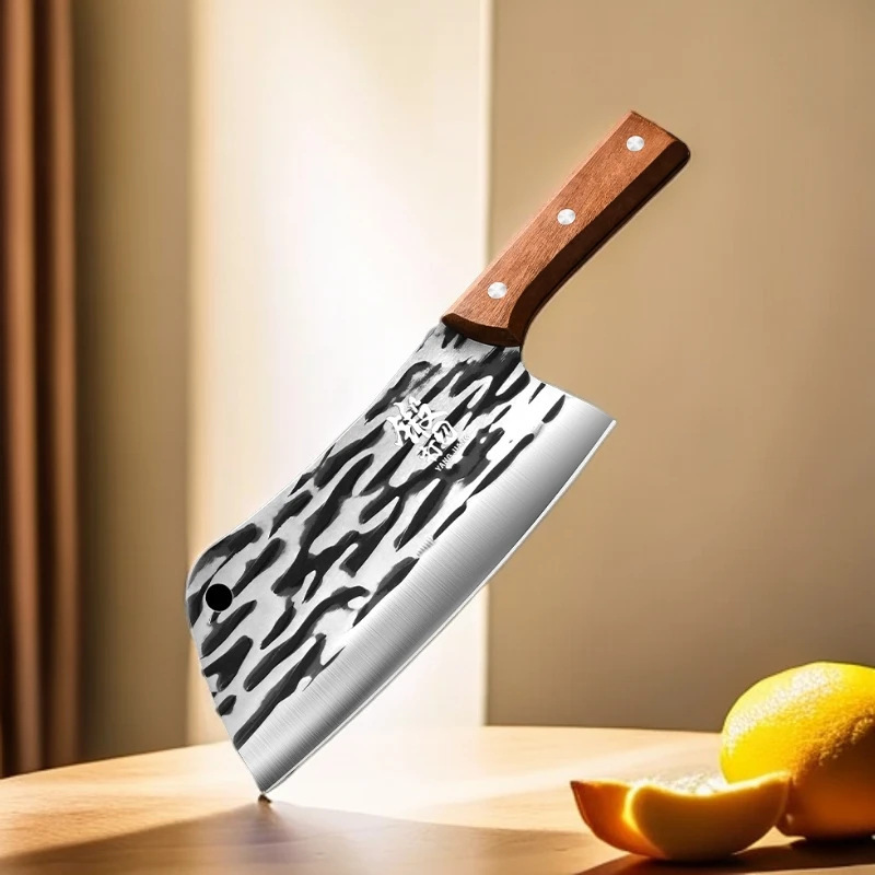 Cuchillo de corte de carne de acero inoxidable cuchillo de cocina afilado forjado cuchillo de cocina cuchillo de cocina cuchillo de corte para el hogar