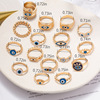 Accessory, fashionable ring, European style