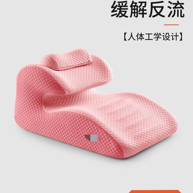 ベッドサイド背もたれ枕、高齢者用胃食道逆流防止リクライニングクッション、ベッド用妊婦用半分横たわる枕|undefined