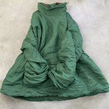 24/11  SN106 文艺纯色苎麻双层加棉高领薄棉打底衫