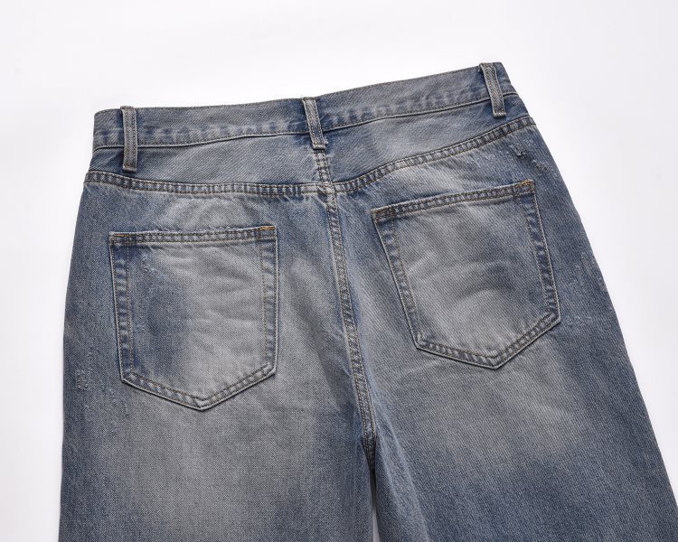 Men's Slim Fit Distressed Skinny Jeans With Ripped Patch Details_voghion.com