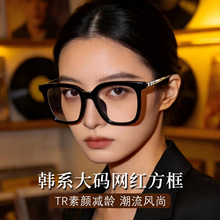 T3009BL韩系大码方框眼镜近视女丹阳配镜素颜网红超轻眼镜框批发