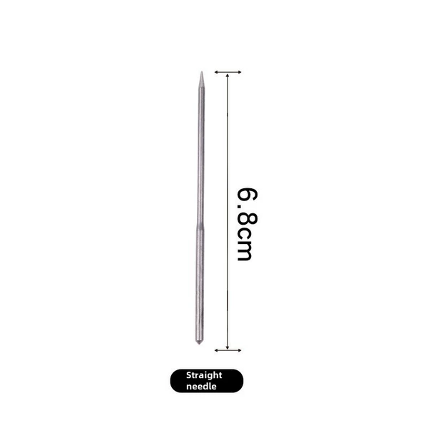 Straight needle