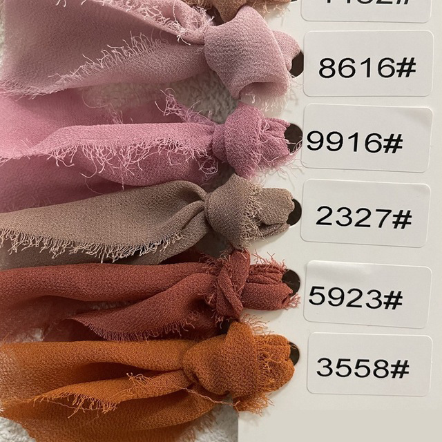 Rallado gasa deshilachado gasa decoración de la boda tarjeta de felicitación embalaje de la flor 4CMX5 yardas deshilachadas ramo de la cinta