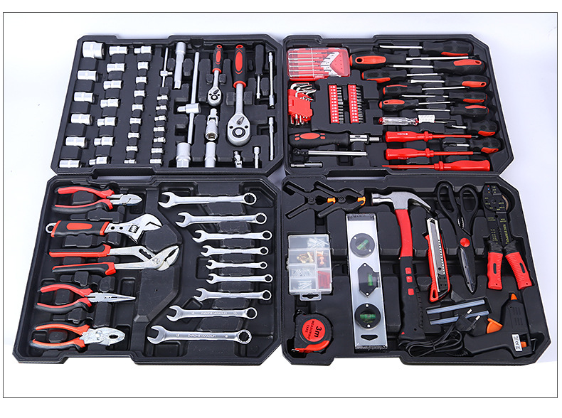 187-Piece Auto Repair Kit, Vehicle Maintenance Toolbox, Auto Repair Wrenches, Sockets, Hardware Repair Tools