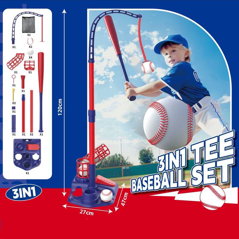 Baseball travel toy for training sensorics indoor