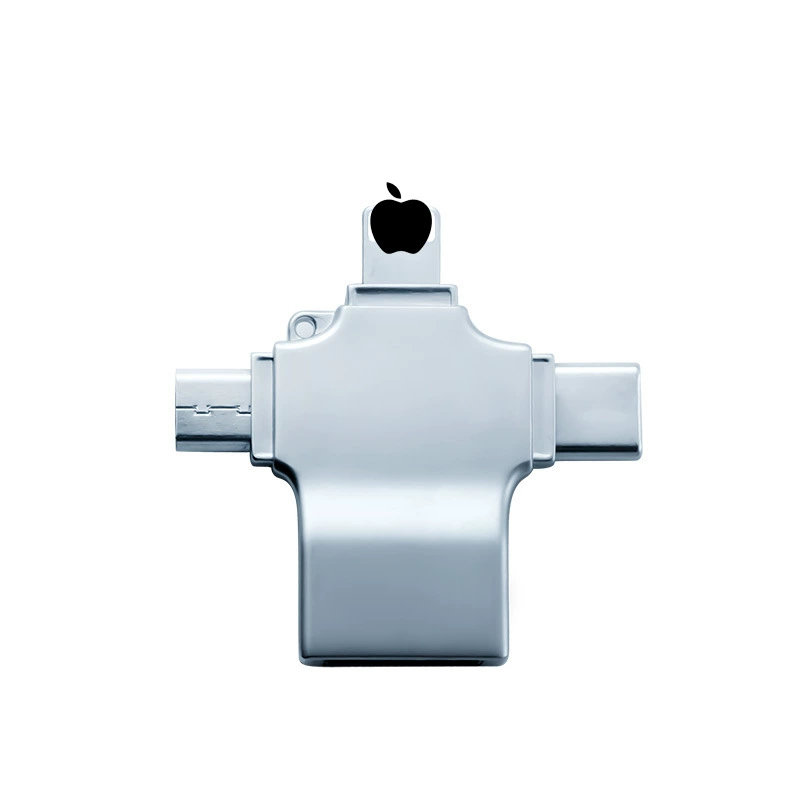 Применение Apple/Type-C/Micro три-в-одном коннектор USB-диск USB-диск конвертер освещения