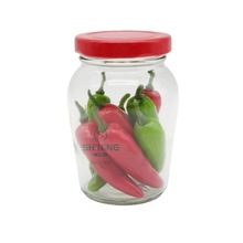 批发现货通用透明椭圆瓶坛坛香瓶子腌菜酱菜瓶野山椒密封玻璃瓶