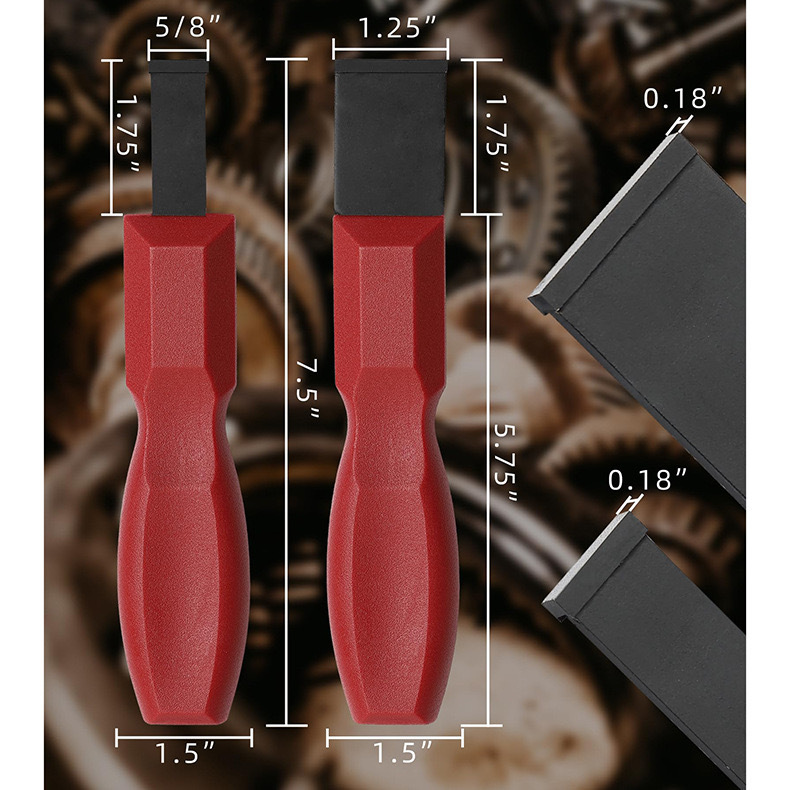 Car Engine Cylinder Head Removal Sealant Tool Shovel Alloy Material Two-Piece Set for Non-Destructive Cleaning, Efficient and Fast