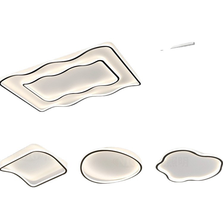 Luz principal de la sala de estar 2025 nuevo estilo moderno, simple, atmósfera, sensación avanzada, lámpara de techo Zhongshan, combinación de paquete de toda la casa