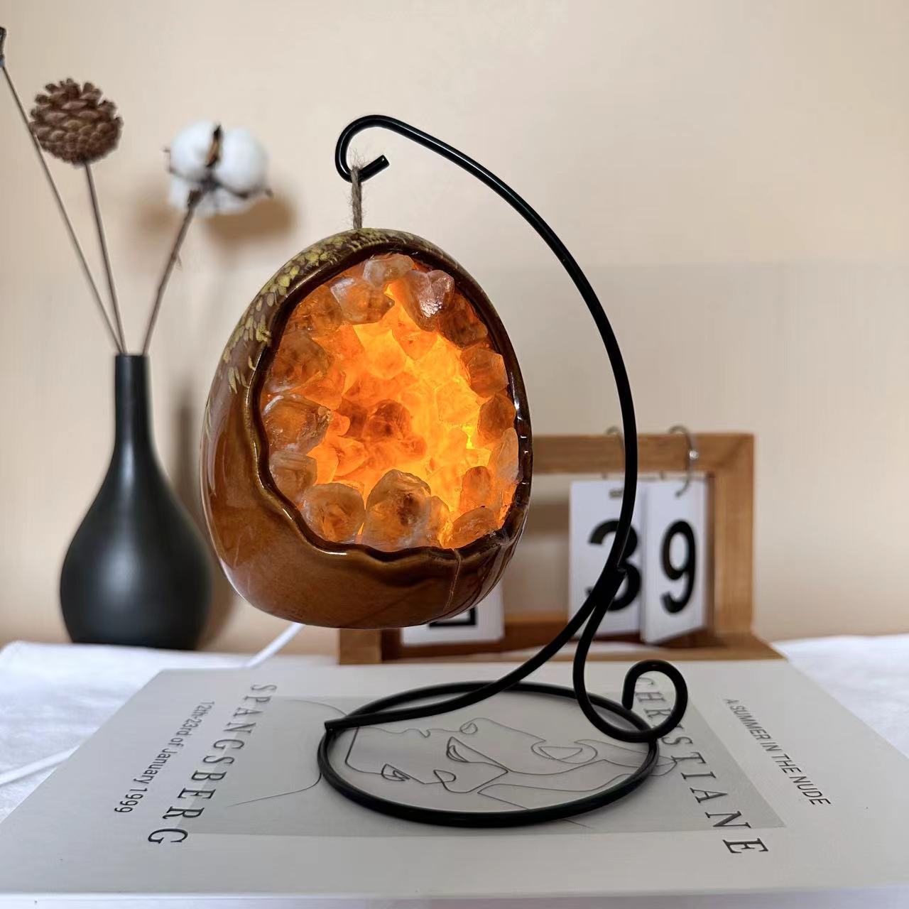 Amethyst Crystal Cave LED Night Light