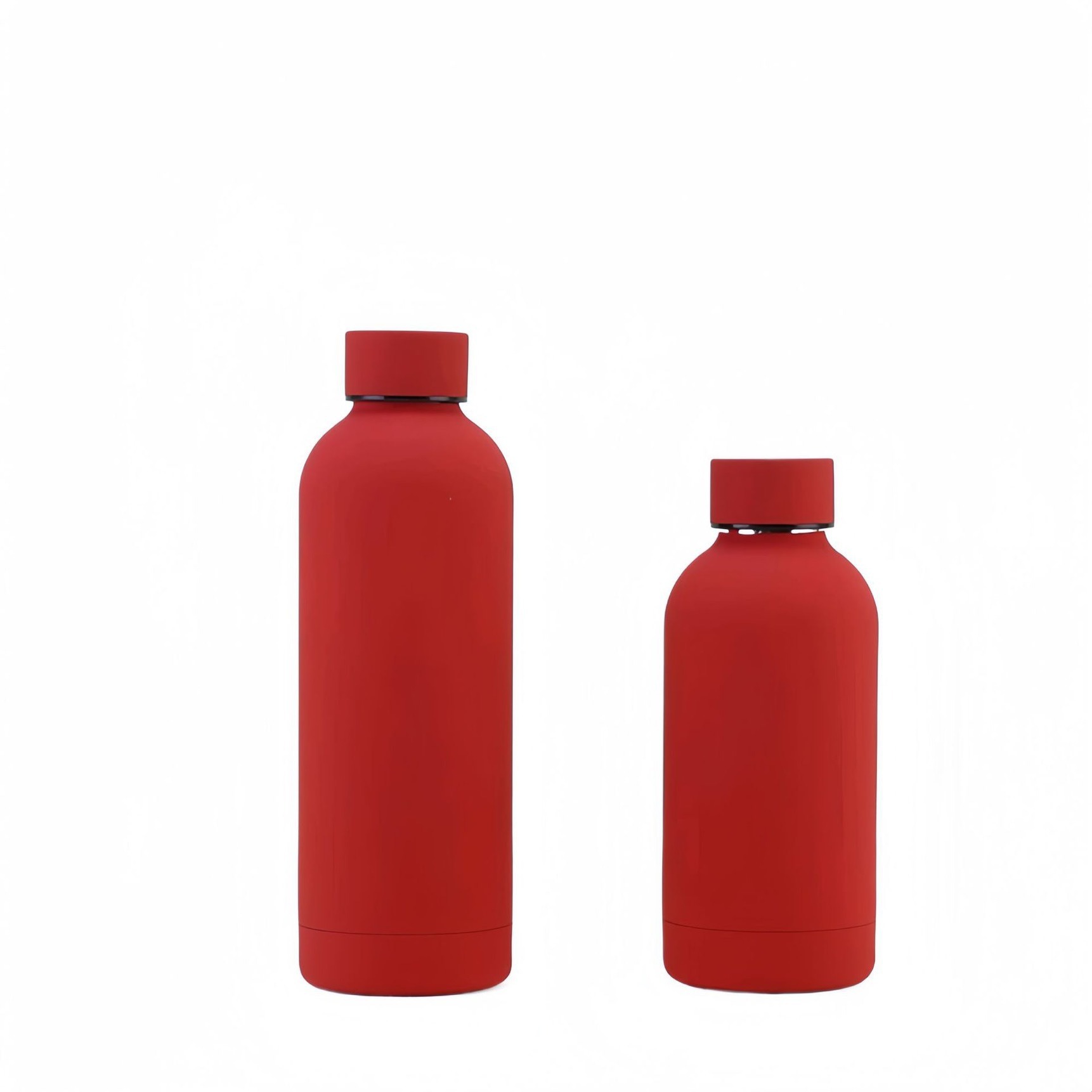Botella de goma transfronteriza de color sólido 304 taza de aislamiento de acero inoxidable portátil al aire libre hervidor deportivo