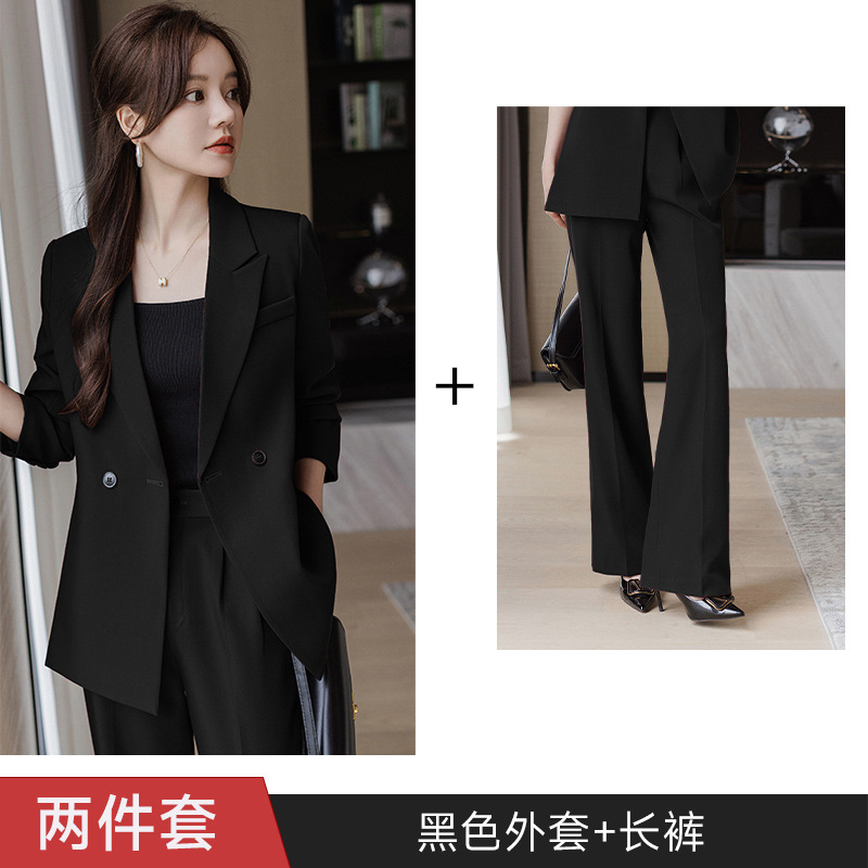 西装套装女装高级感职业装正装时尚休闲西服外套西装女阔腿裤套装|undefined