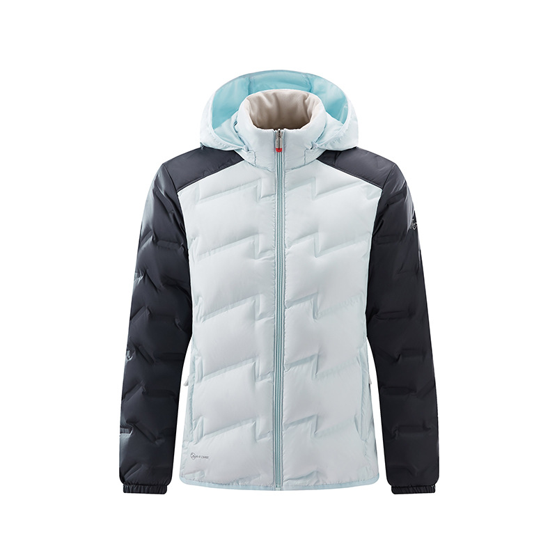 Chaqueta corta de diamante ligera y delgada, chaqueta deportiva con capuz para hombres y mujeres, chaqueta delgada para mujeres, fábrica al por mayor