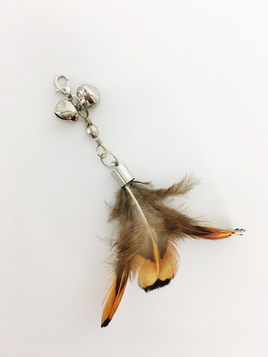 Starlight Cat Toy Self-entertaining, Boredom-relieving, Bell-equipped Feather Replacement Head Cat Supplies, Chew-resistant, Interactive Cat Wand