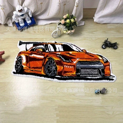 Avtomobil döşəmə paspasları — Mats, Easy-Care Entryway Doormats - jxqc66-9-4060cm-imitation-cashmere