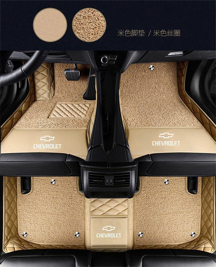 Suitable for Chevrolet Cavalier, Cruze, Malibu XL, Equinox, Trax, and Monza full-coverage car floor mats