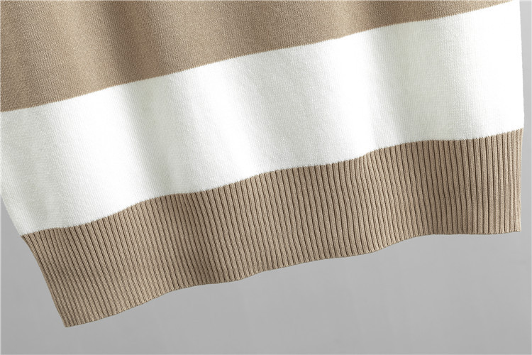 Damenbekleidung Temperament Mode locker gestrickte Strickjacke Jacke + Weste + Hose mit weitem Bein Fauler Stil dreiteiliges Set_voghion.com