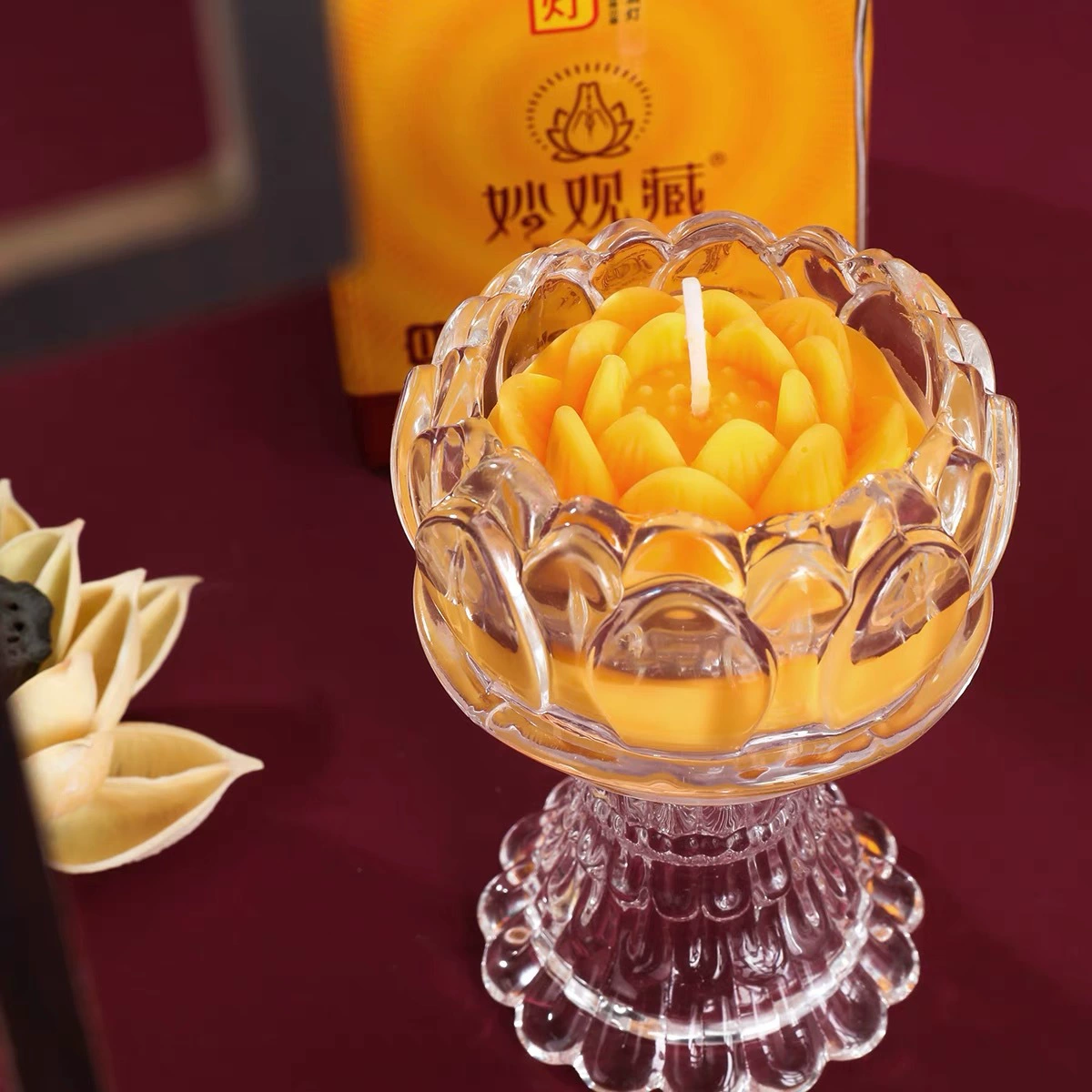 妙观藏 Ghee свеча бездымная для Будды масляная лампа для лампы Будды для лампы Будды для Буддов масло в храме на 12 часов