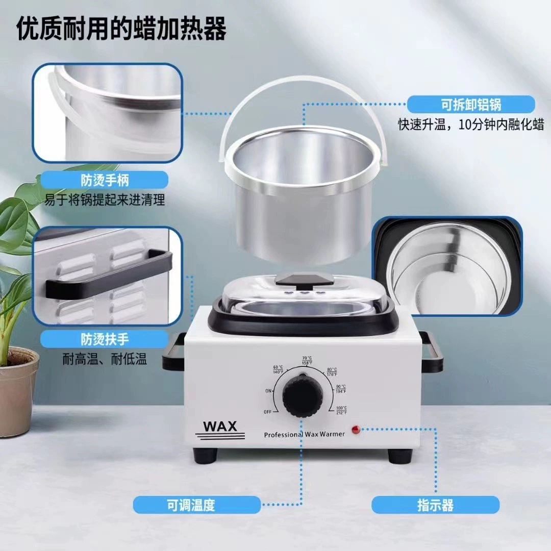 Новая воскоплавильная машина 2025 года с контролем температуры, одноконфорочная, для ручного нагрева пчелиного воска, с регулировкой температуры, для восковых капсул, для салонов красоты, мини-аппарат для восковой терапии