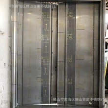 佛山吉南不锈钢门厂定制彩色不锈钢双开门
