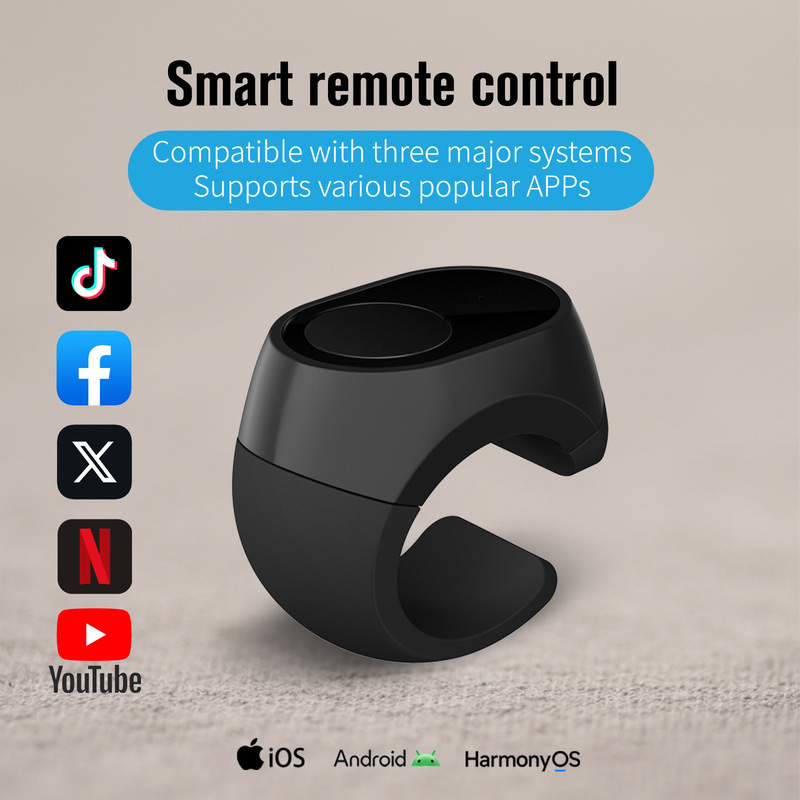 多機能 Bluetooth マウス リング ブラシ ビデオ ノベル ページめくり スイッチング ソング調整 ボリューム カーソル スライド モード|undefined