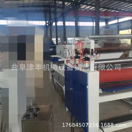 江苏铝蜂窝板双层热压贴面机图片 大板平贴机 贴面机批发销售