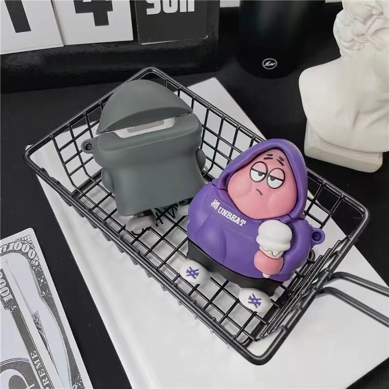 Sweatshirt patrick star + carabiner