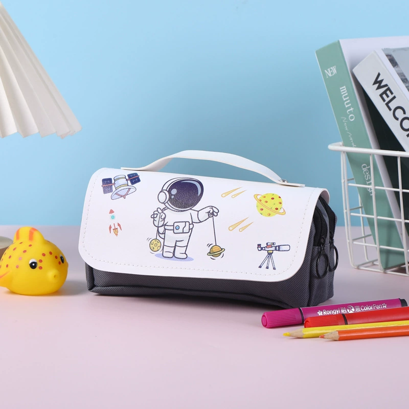 Astronaut, capacious pencil case, cute storage system for elementary school students, wholesale
