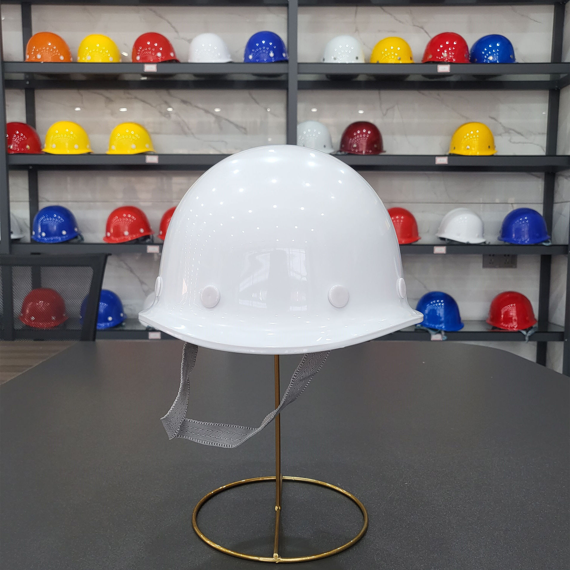 safety hat construction site National standard FRP thickening ABS Labor insurance wholesale circular engineering ventilation Printing 588