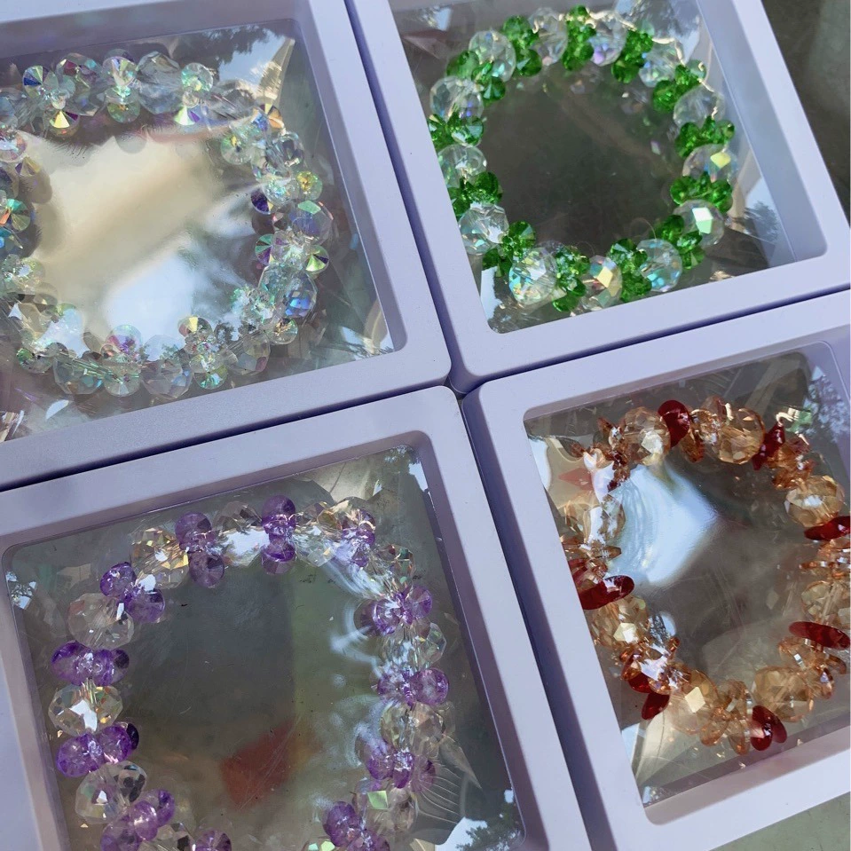 Изящный модный Crystal браслет с jade, европейский стиль