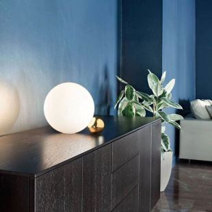 Nordic Designer Glass Ball Table Lamp Night Light Atmosphere Lamp Table Lamp Bedside High Sense Bedside Lamp for Master Bedroom