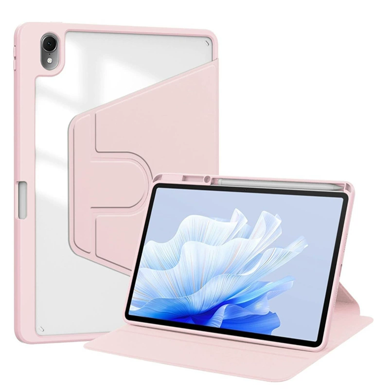 Чехол (Huawei MatePad 11.5 и Air 11.5), прозрачная акриловая крышка, 360° поворотная подставка