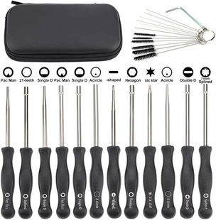 12 Pieces ScrewDriver Carburetor ADjustment ScrewDriver Tool Set Double D, D-shapeD, 1 Teeth, Hexagon Socket, 7