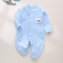 Baby one-piece clothing spring and autumn boneless newborn clothing pure cotton Class A baby innerwear onesie pajamas sleepwear crawling suit