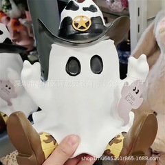 オーナメント カウボーイ ゴースト ハロウィン フィギュア カウボーイ ゴースト ハロウィン フィギュア