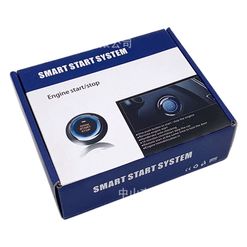 12 В Универсальный автомобильный пульт дистанционного управления с запуском в один клик, дистанционный запуск, предварительный нагрев, охлаждение, интеллектуальная Противоугонная сигнализация PKE