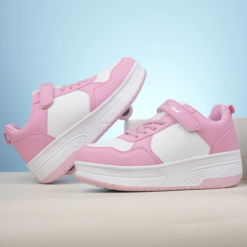 Обувь Heelys, выдвижные автоматические роликовые коньки с одним и двумя колесами для мужчин, женщин и детей, светящаяся обувь, прямые продажи с фабрики, дропшиппинг