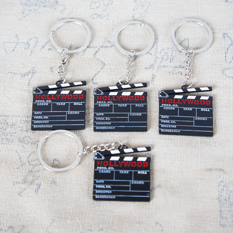 Metal Director Board Keychain Travel Crafts Video Series Movie Souvenirs Small Gifts